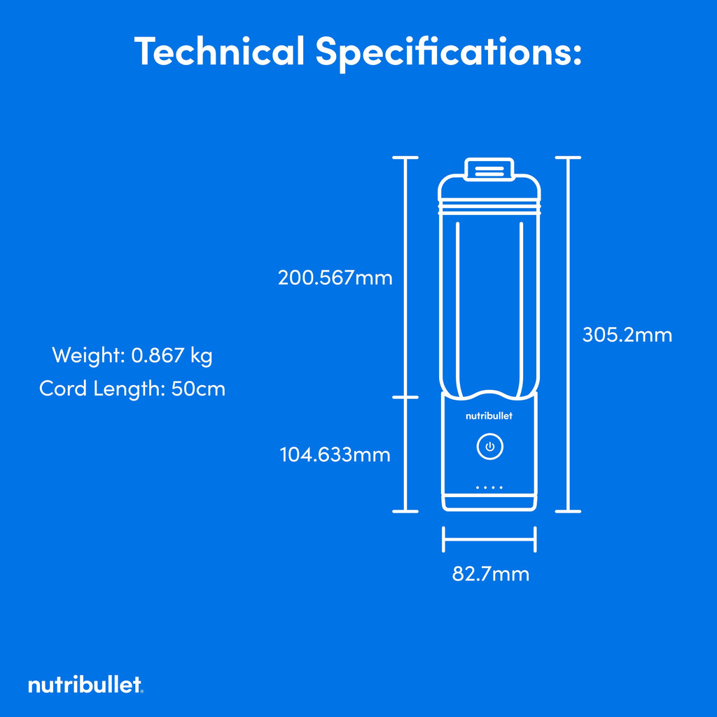 nutribullet Flex™ Portable Blender – Cordless, USB-C Rechargeable & Compact Travel Blender Nutribullet Philippines