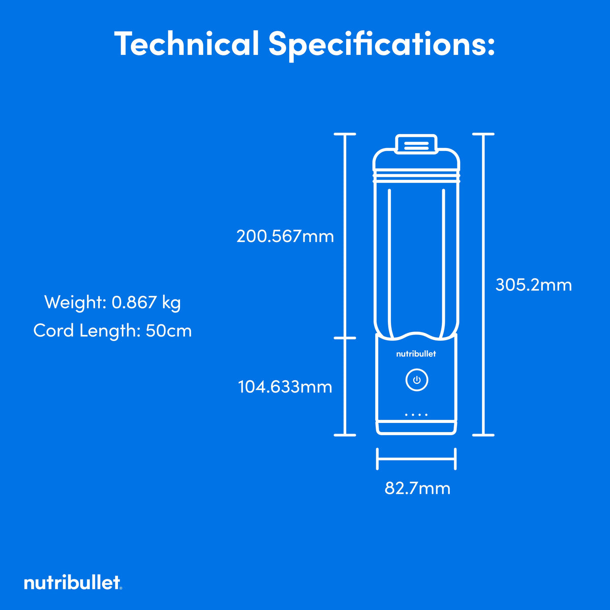 nutribullet Flex™ Portable Blender – Cordless, USB-C Rechargeable & Compact Travel Blender Nutribullet Philippines