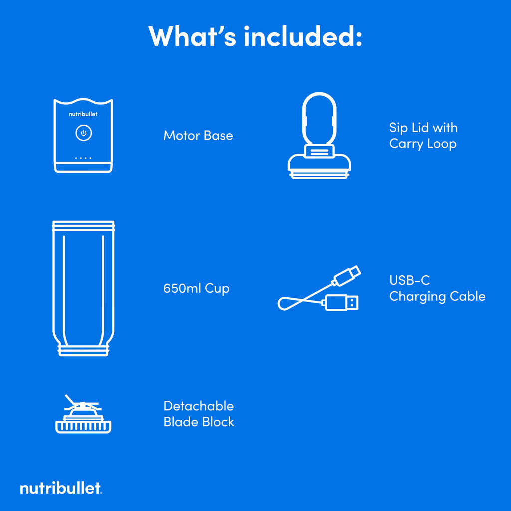 nutribullet Flex™ Portable Blender – Cordless, USB-C Rechargeable & Compact Travel Blender Nutribullet Philippines
