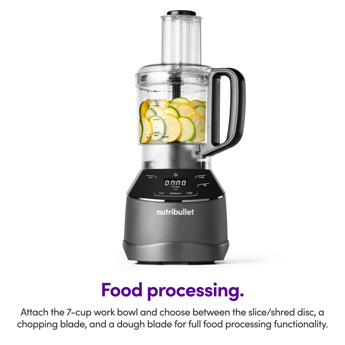 nutribullet® Triple Prep System – Blender, Food Processor & Personal Blender Combo