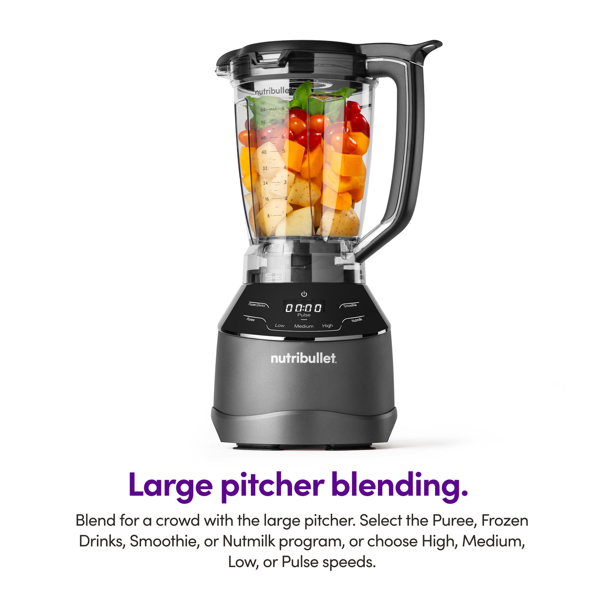 nutribullet® Triple Prep System – Blender, Food Processor & Personal Blender Combo