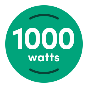 1000-watt motor.