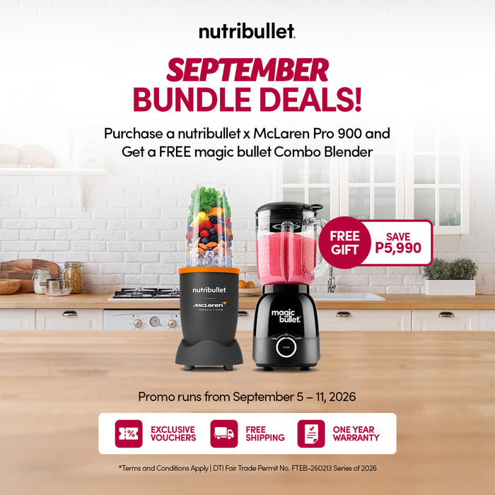 Bundle Deals: nutribullet® Pro 900 x McLaren & magic bullet® Combo Blender