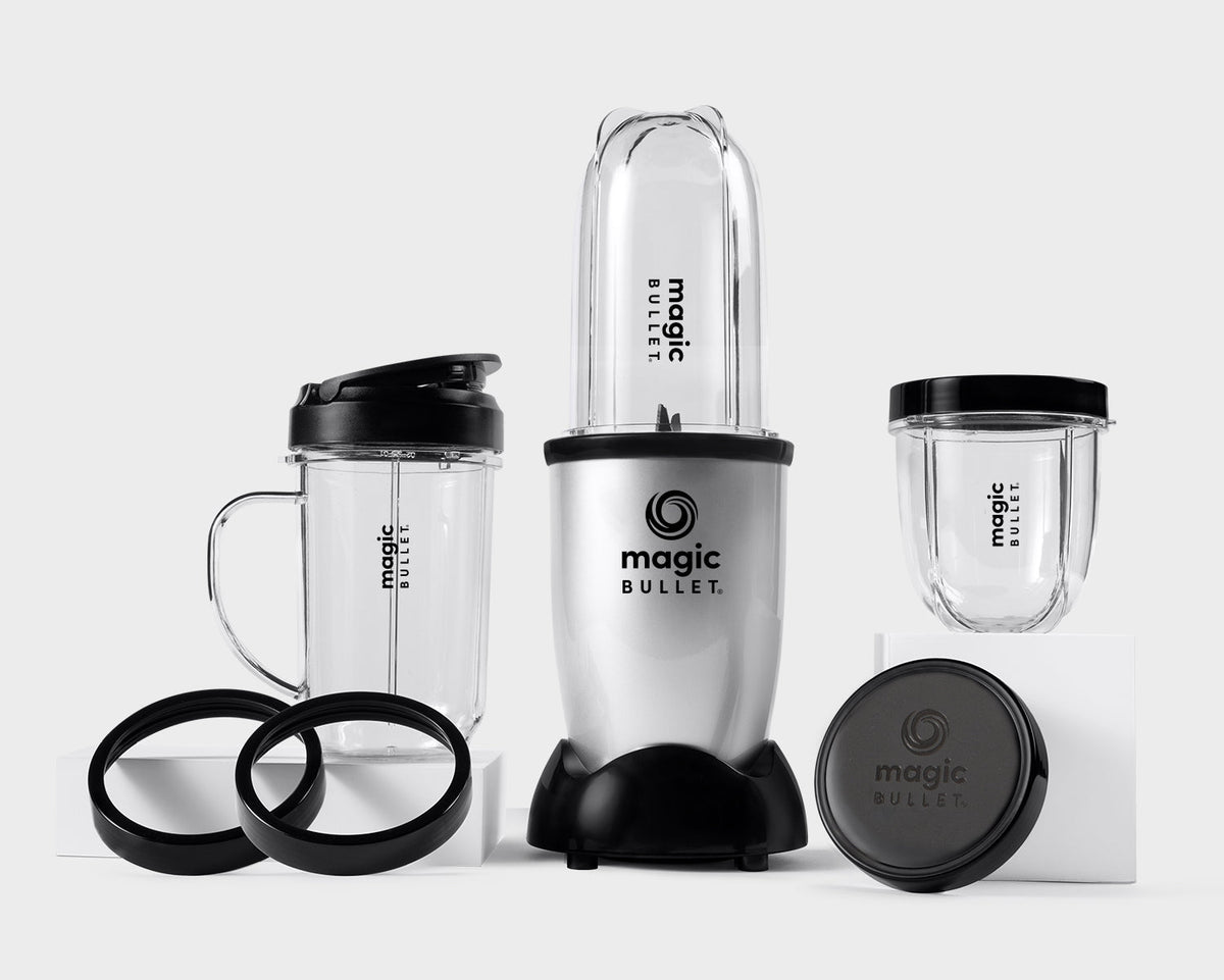 magic bullet® The Original Blender - 250W Multi-Purpose Countertop Blender & Food Processor - Silver (11-Piece Set) Nutribullet Philippines